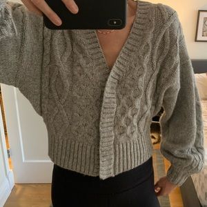Gray H&M cardigan